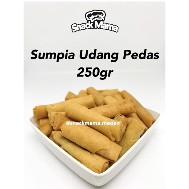 SUMPIA UDANG PEDAS 250GR / LUMPIA UDANG PEDAS | SNACKMAMA