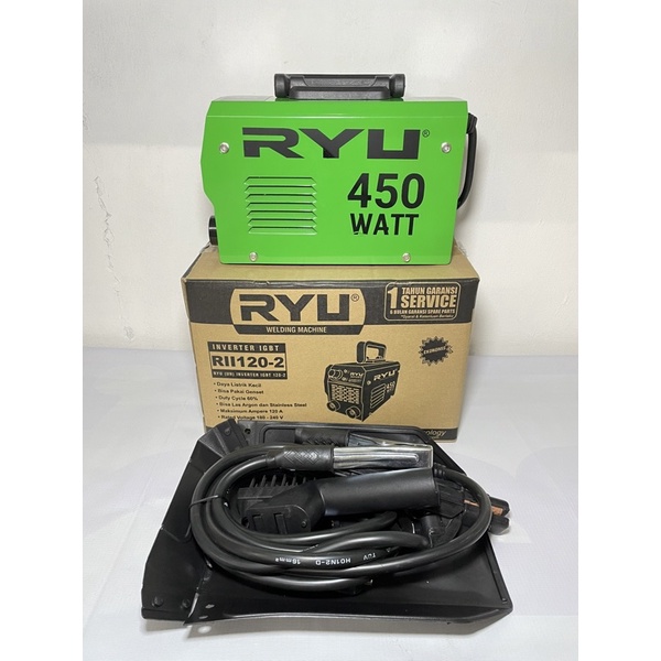 mesin las ryu / mesin travo las rii120-2 ryu / mesin las inverter 450w ryu / mesin las 120a ryu / mesin inverter 120a / mesin inverter 450w