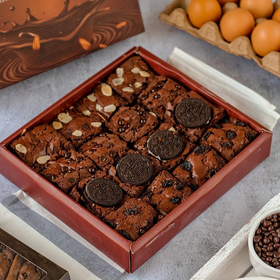 

BISA ✨COD✨ Diana Bakery Brownies Mix Topping | Signature Brownies Panggang Coklat serbuuu !