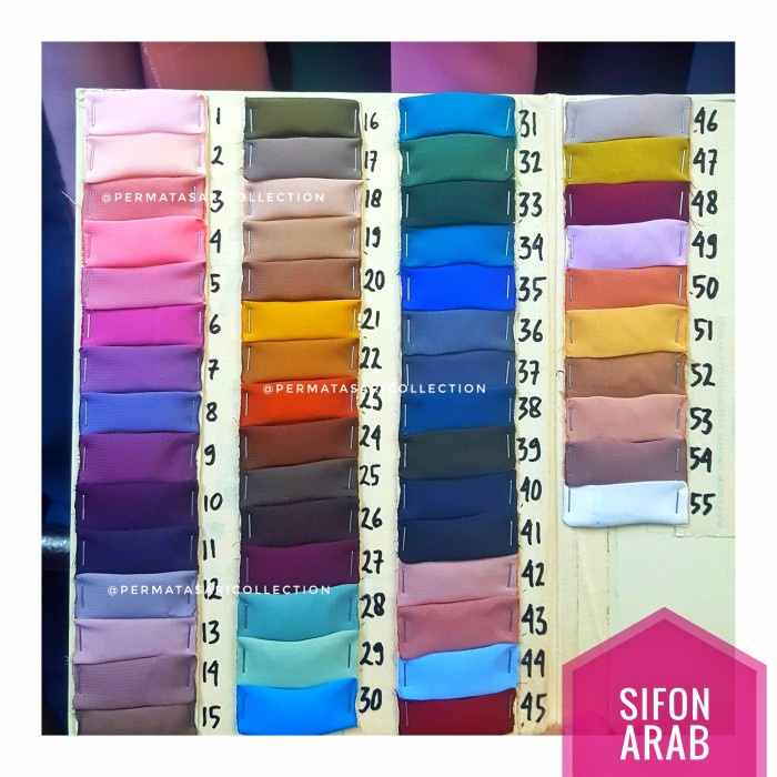 Cloth Bahan Kain Chiffon Sifon Silk Silky Arab Burj Al Arab Jetblack Meteran