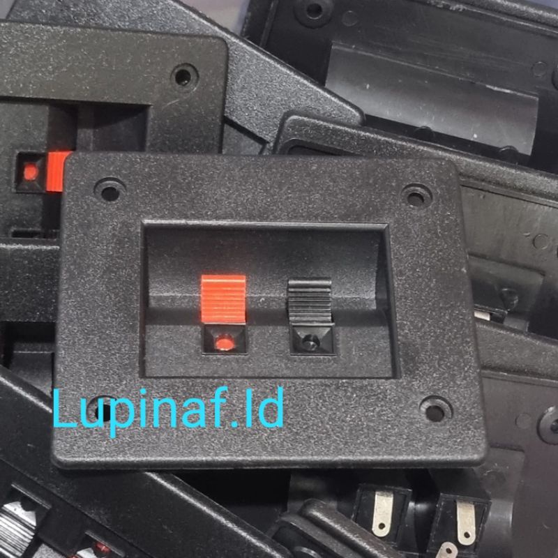 TERMINAL SPEAKER 2PIN 2 PIN BULAT - SEGI KOTAK 2P