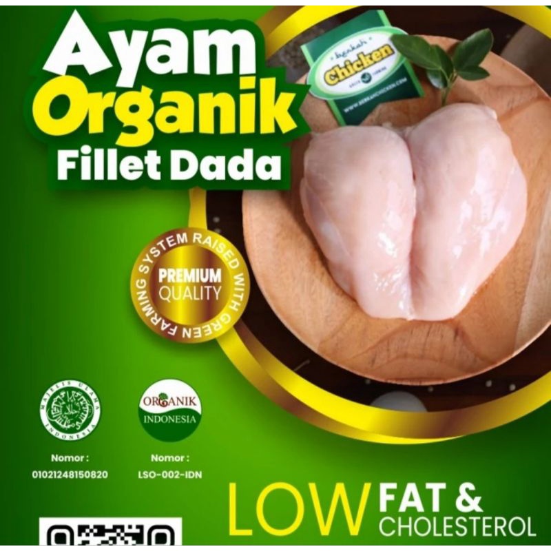 

Fillet Dada Ayam Berkah Chicken/Ayam Berkah/Dada Fillet/Ayam Potong/Ayam Organik/Ayam Probiotik