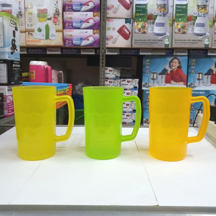 Gelas Plastik Boba Gelas soda Handle