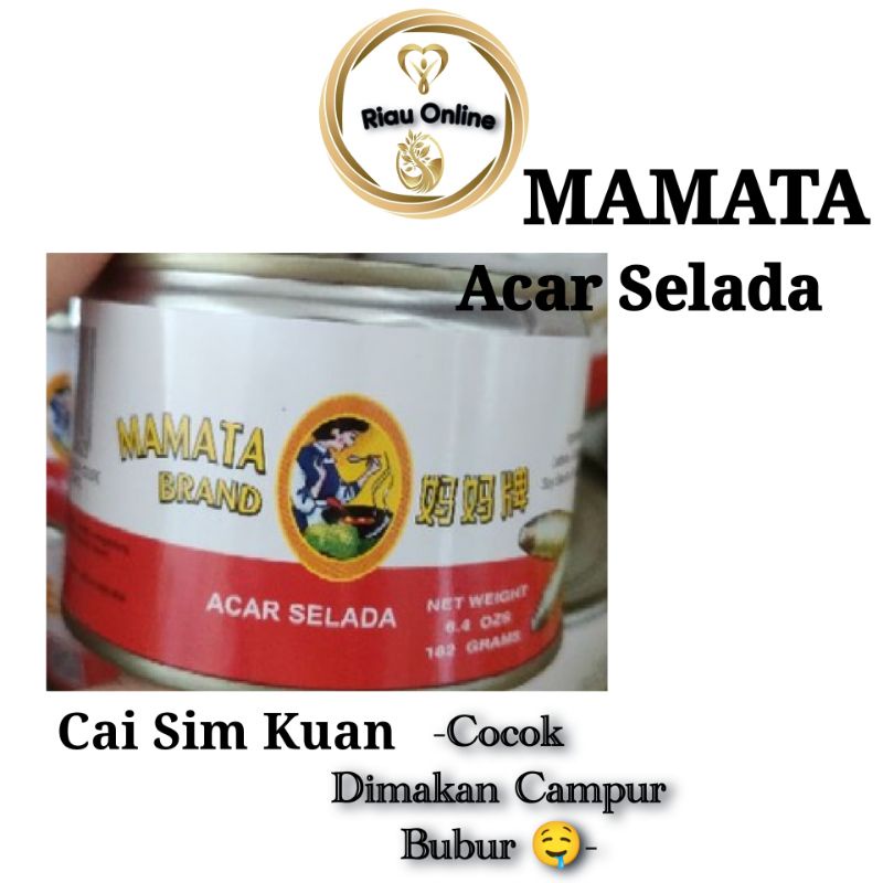 

MAMATA BRAND ACAR SELADA / CAISIM KUAN isi 182gr