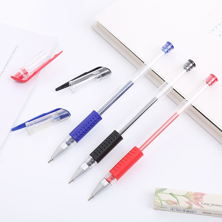 12 Pcs Pena Gel Ink Pen Pulpen Standar OSM-ST0063