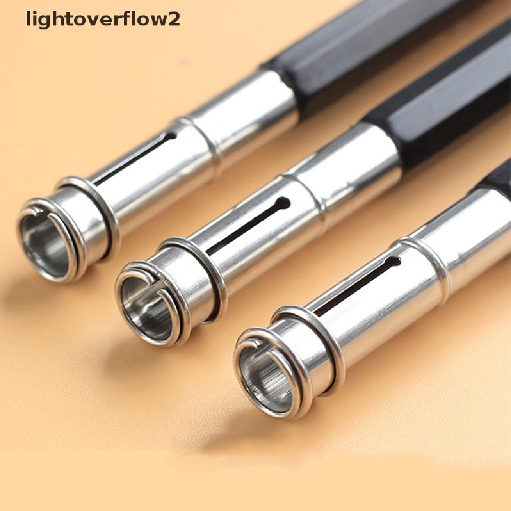 (lightoverflow2) Holder Ekstender Pensil Dua Kepala Adjustable Untuk Sekolah / Kantor