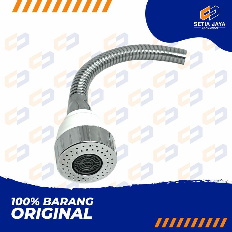 Kran / Keran / Air Angsa / Tanam / Flexible PVC / Plastik Soligen BS4