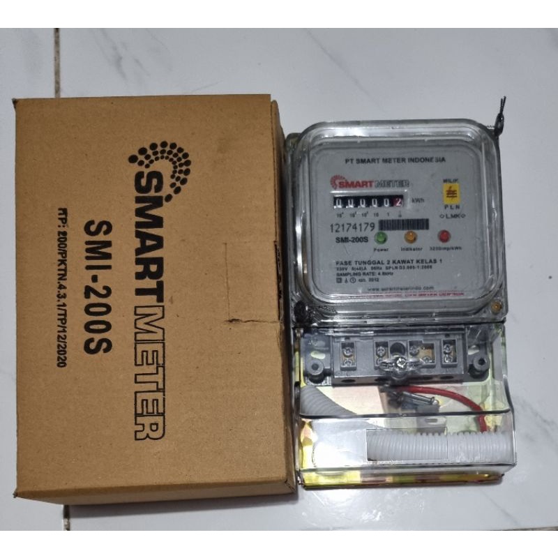Meteran listrik pembanding utk kos2an. Kwh meter pencatat pemakaian listrik. Smart Kondisi baru.