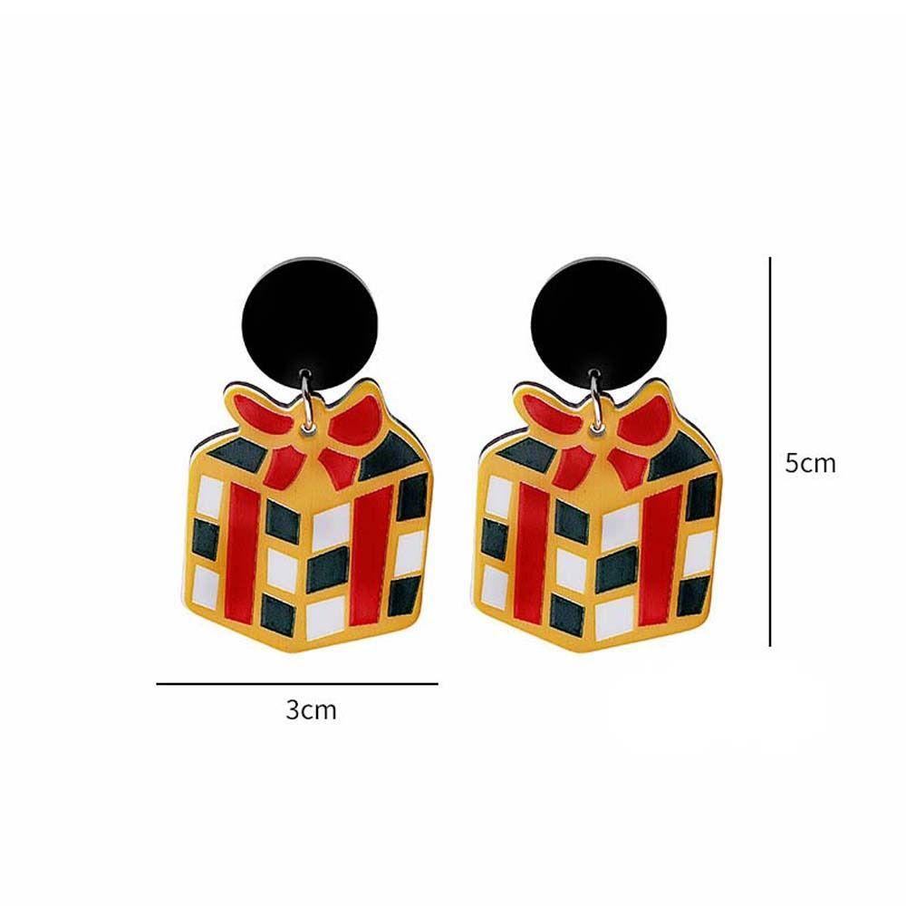 Mxbeauty Anting Natal Pesta Lonceng Kreatif Perhiasan Aksesoris Pohon Natal Drop Earrings Christmas Ear Hook