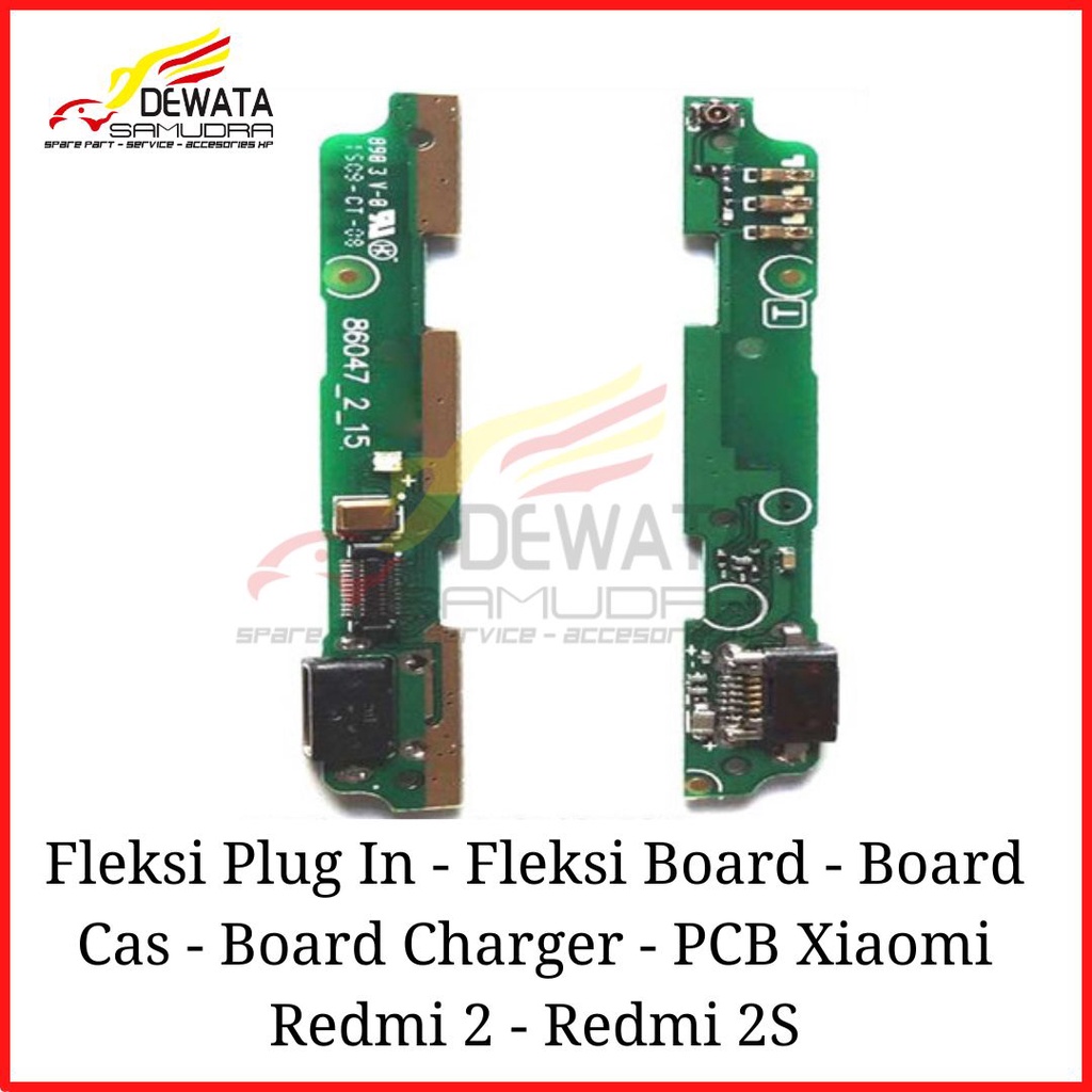 Fleksi Plug In - Fleksi Board - Board Cas - Board Charger - PCB Xiaomi Redmi 2 - Redmi 2S