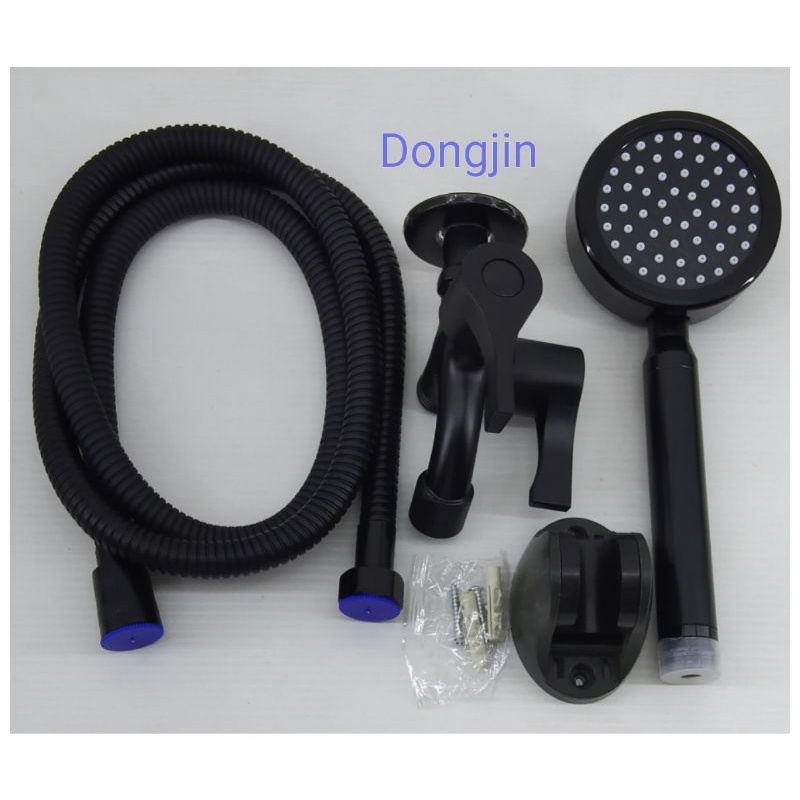 Paket Komplit Hand Shower Set hitam /Paket Shower Mandi