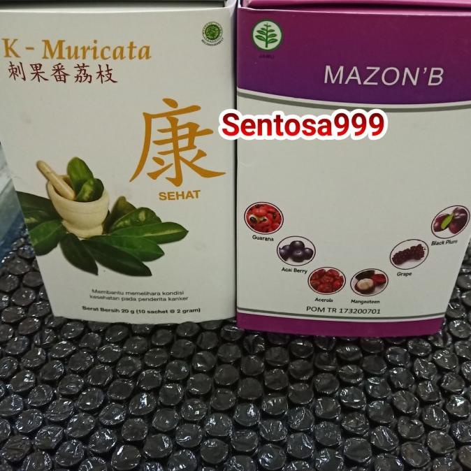 Jual Paket Mazon B Berries Dan K-Muricata Herbal - Obat Obatan | Shopee ...