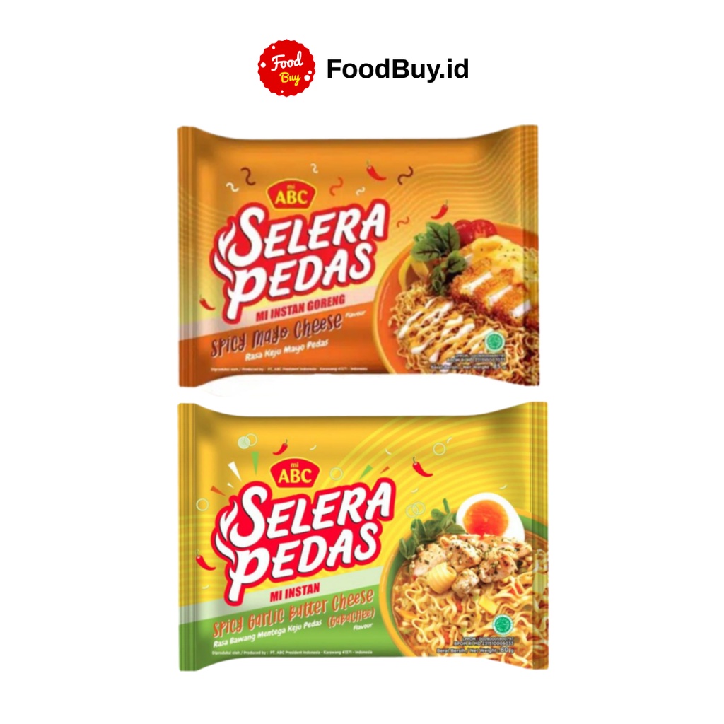 Mie Abc Selera Pedas Fusion ( Mayo Cheese / Garlic Butter Cheese )