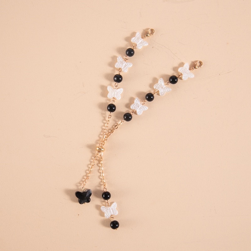 STRAP MASKER HIJAB / TALI MASKER HEADLOOP BUTTERFLY/ KONEKTOR HIJAB MOTIF KUPU KUPU PREMIUM KOREAN/ KALUNG MASKER HIJAB FASHION