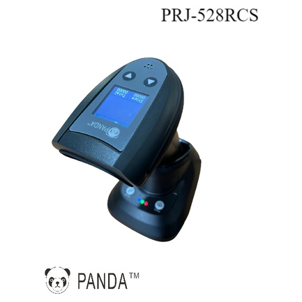 Cordless 2D Wireles Bluetooth 2.4G Panda Barcode Scanner With Display