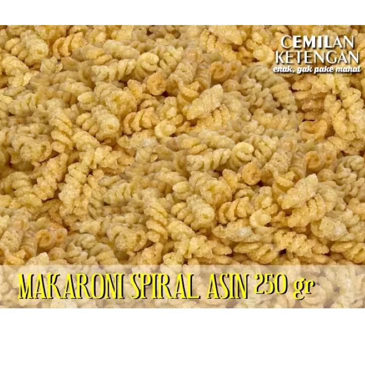 

Barang Baru ✹ MAKARONI SPIRAL ASIN 500gr (RIVIN SNACK)***