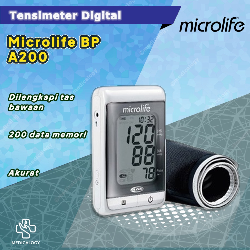 Tensimeter Digital Microlife Dengan Deteksi Stroke BP A200