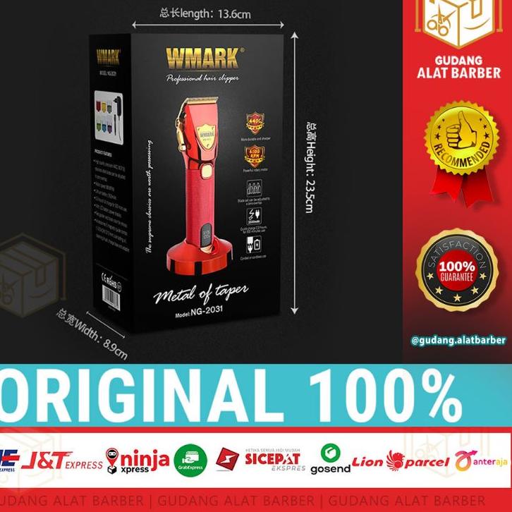 [CODEXS16] Hair Clipper Wmark NG 2031 Alat Cukur Pangkas Rambut Barbershop Elektrik Original RUT0