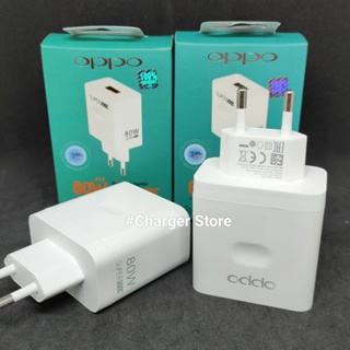 Adaptor Batok Charger Oppo 80W 6.5A SUPER VOOC DART Fast Charging