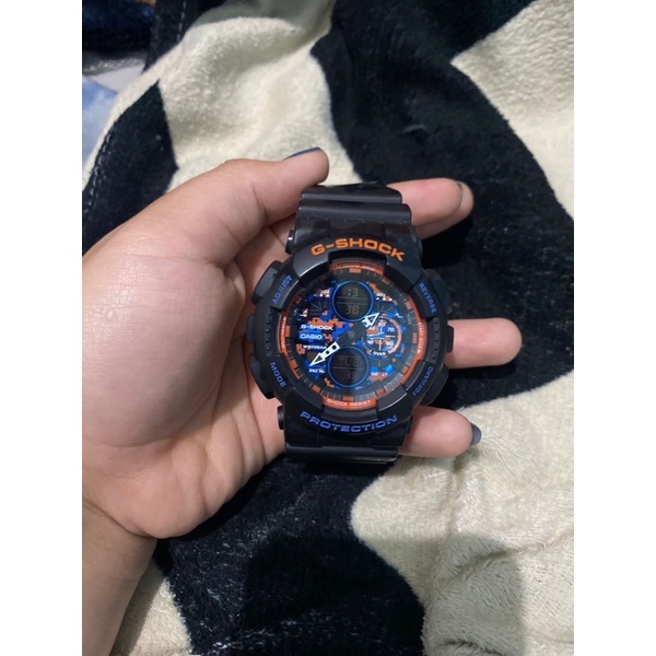 jam tangan pria analog gshock 140-CT Second original 100%