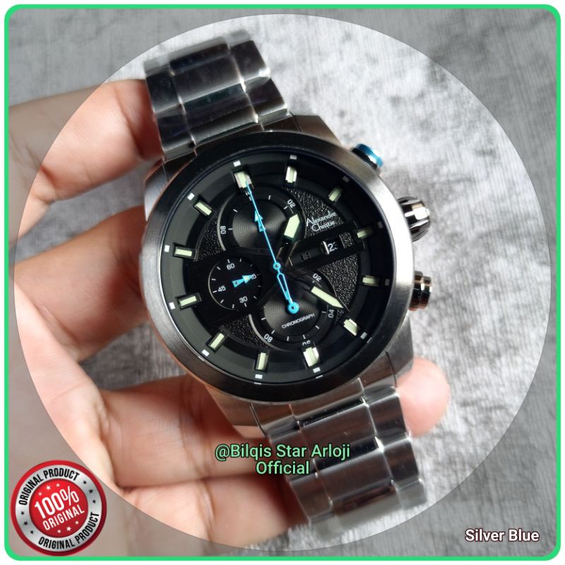 Alexandre Christie Pria Ac 6559 / 6270 Tali Rantai Silver Original
