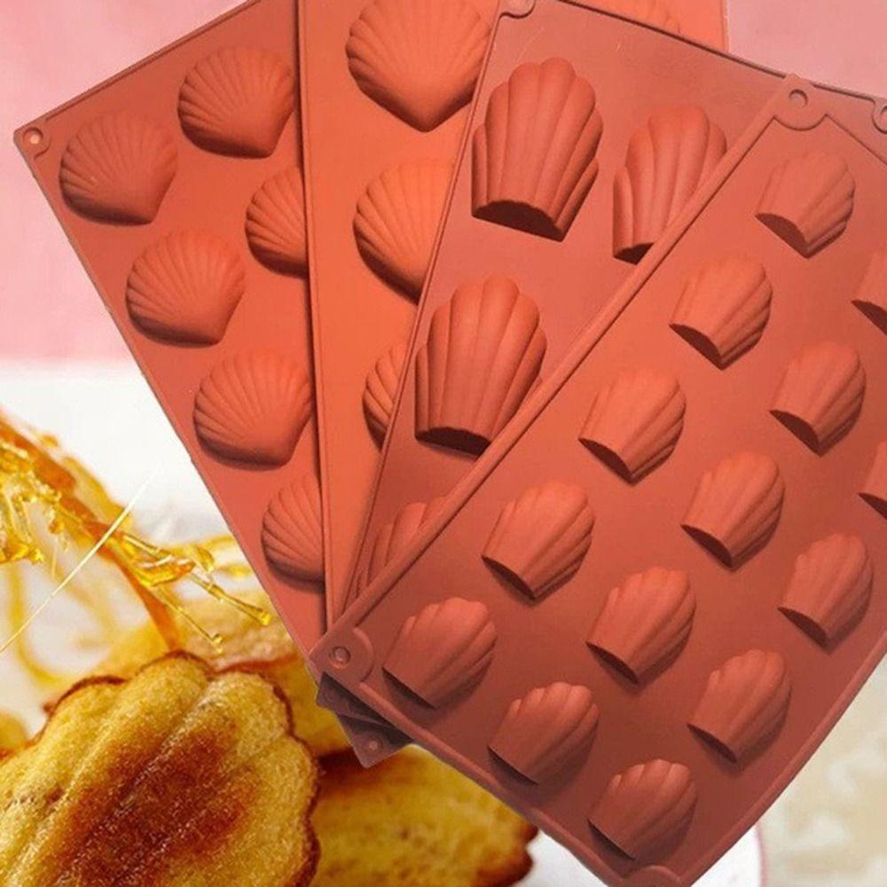 Top Madeleine Scallops Shell DIY Craft Handmade Krim Roti Cupcake Coklat9Per20 Cavity