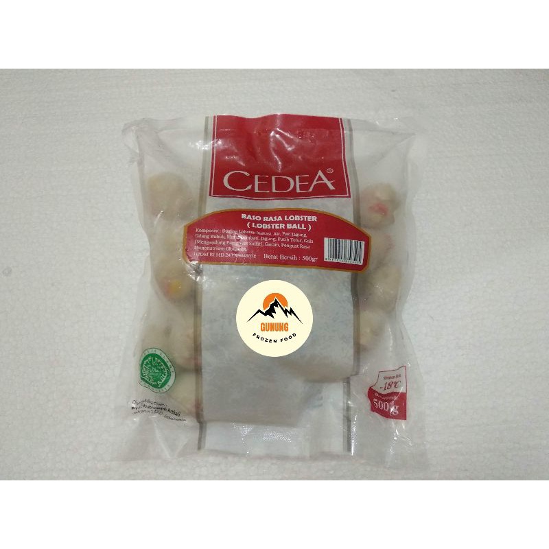 

Cedea Bakso Lobster 500gr