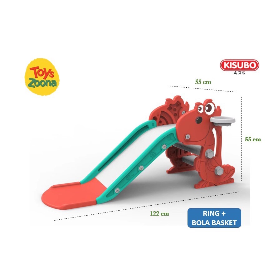 ToysZoona Perosotan Dino Kepala Gedhe (Dino New) / Perosotan Dino Lipat / Foldable Dino Slides / Perosotan Kisubo / Perosotan / Mainan Perosotan / Mainan Dino / Slider Dino New