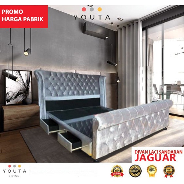 DIVAN DIPAN SANDARAN JAGUAR LACI