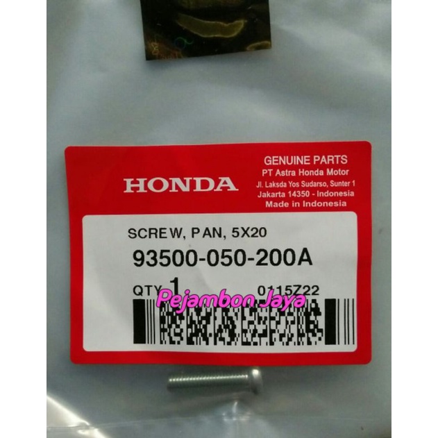 93500050200A SCREW PAN 5X20