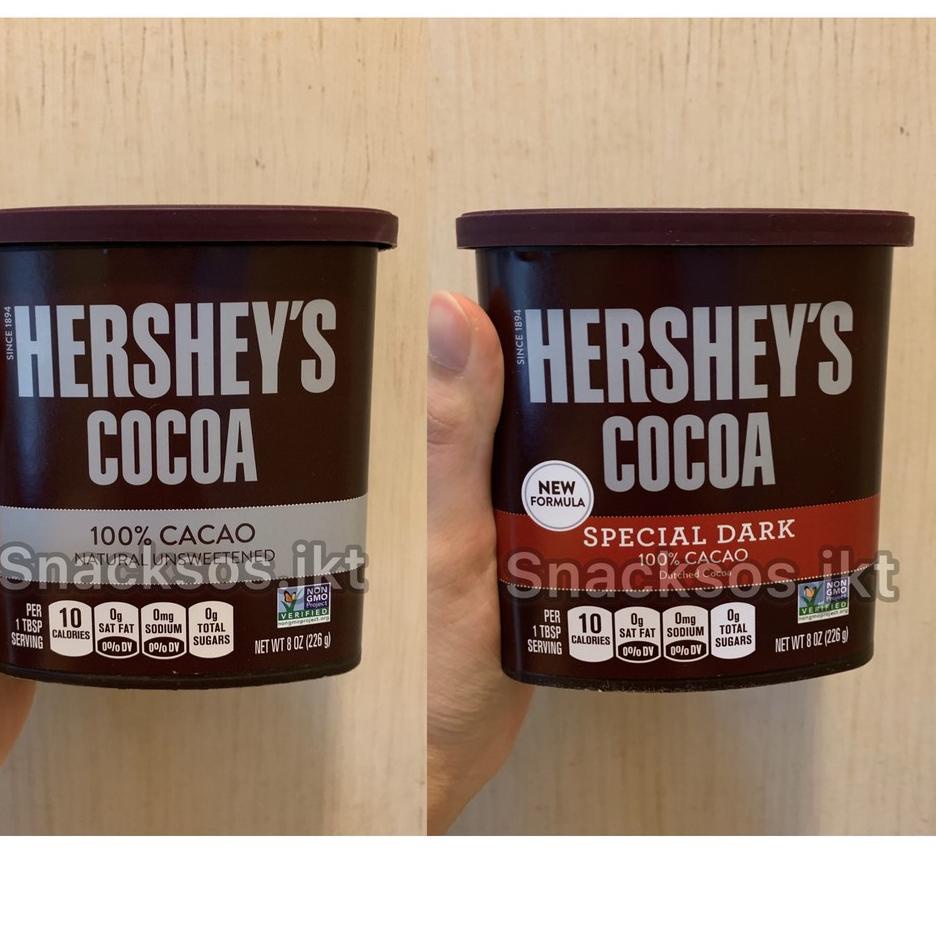 

10.10 STOK READY HERSHEY'S NATURAL UNSWEETENED COCOA / HERSHEY SPECIAL DARK COCOA 