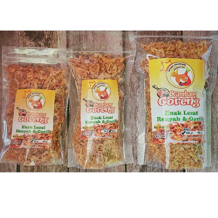 

ゖ゚ Bawang Goreng Brambang Asli tanpa tepung dan MSG 60 gram Enak Gurih Murah Renyah ☽