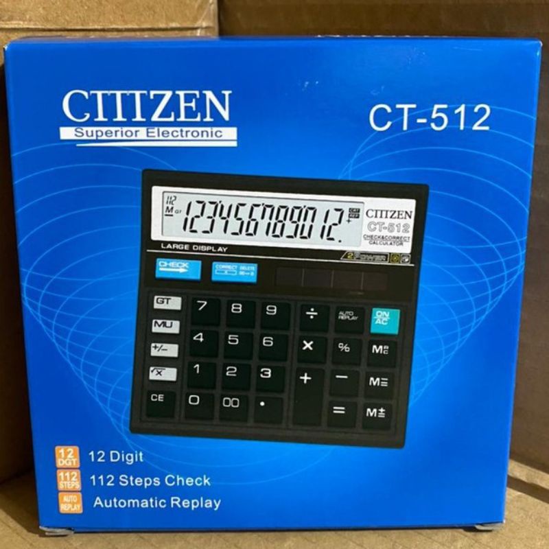 

Kalkulator citizen CT-512