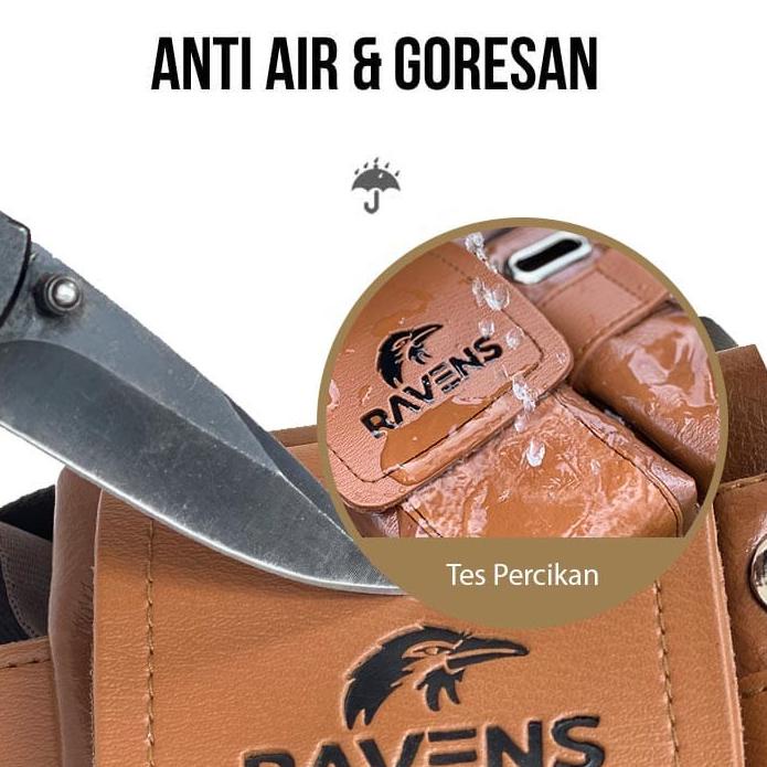 [PRODUK CBKTM] Tas Selempang Pria Kulit RVNS Ravens Egsy APL