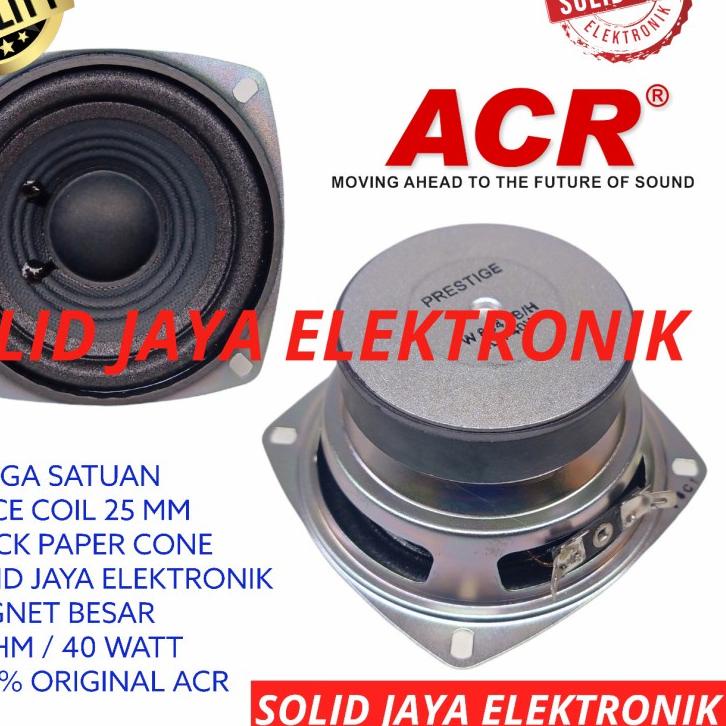 limited Edition✔️SPEAKER ACR 4 INC W 8347 B/H WOOFER ACR PRESTIGE 4 OHM 40W INCH IN W8347BH 40 WATT 
