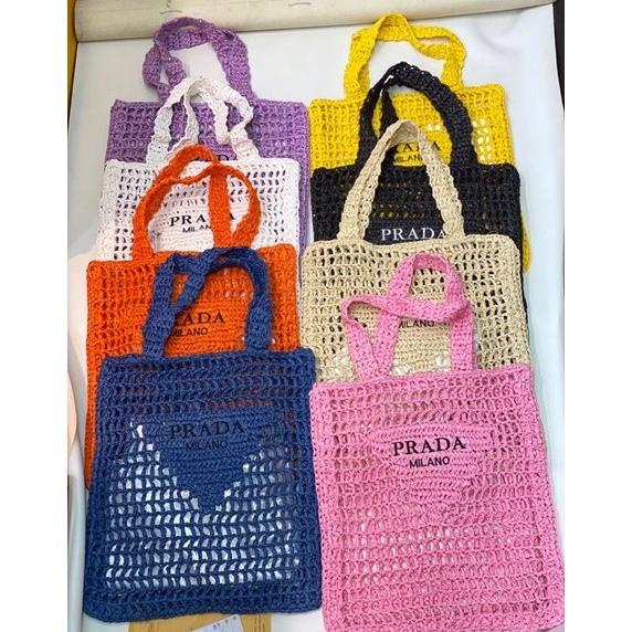 Tote Bag Wanita Prd Raffia Premium Tas Totebag Raffia Storaisjuu