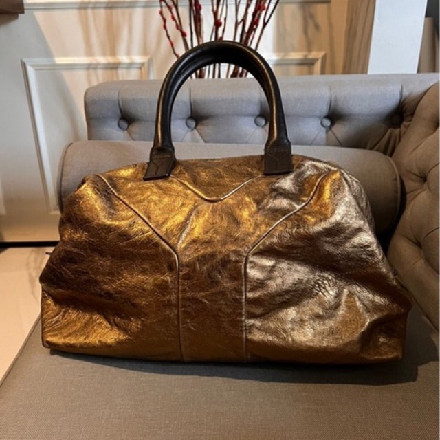 Preloved Authentic YSL Gold Bag