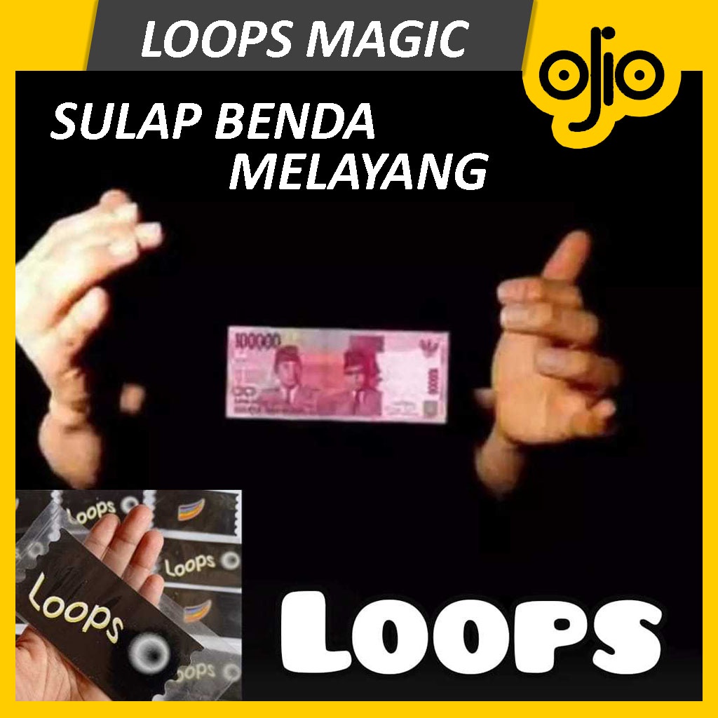 OJIO Loops Alat Sulap Benda Melayang Benang Loops - Gimmick Alat Sulap Benang Loops