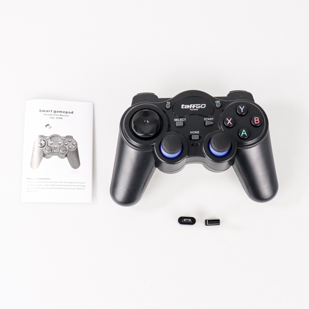 TaffGO Gamepad Wireless 2.4 GHz untuk Smart TV Box - TGZ-850M - Black