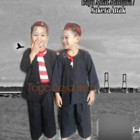 Kostum Anak Pakaian Adat Madura Sate Costume Karnaval Baju Daerah Bayi 071