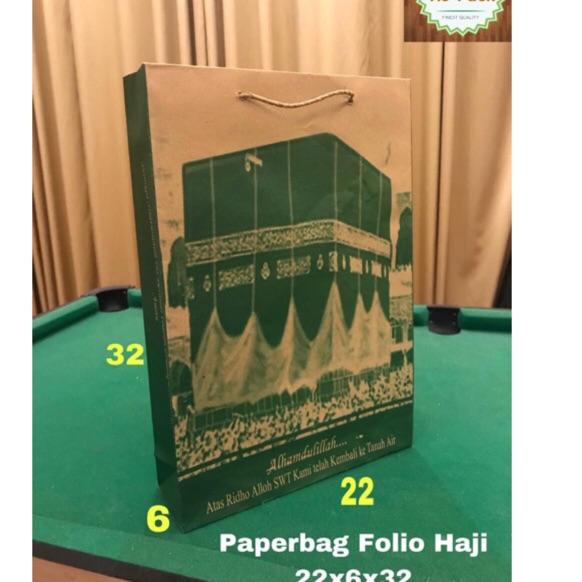 

New Promo Paperbag Haji L 22x6x32 Tas Oleh2 Souvenir Umroh Tas Belanja Umroh Goodie Bag Shopping Bag