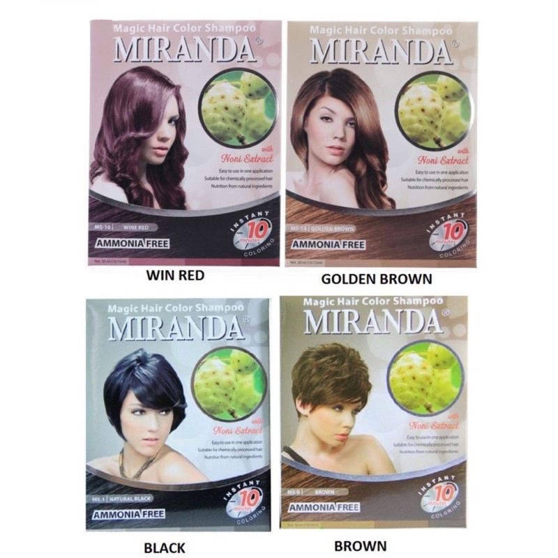 •JEJU• MIRANDA MAGIC HAIR COLOR SHAMPO - SEMIR SHAMPO