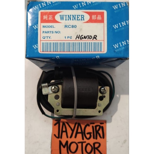 Koil Coil Ignition RC 80 100 110 Tornado Winner Kabel Kepala Busi Pegapian Kuil Racing Crystal SGP R