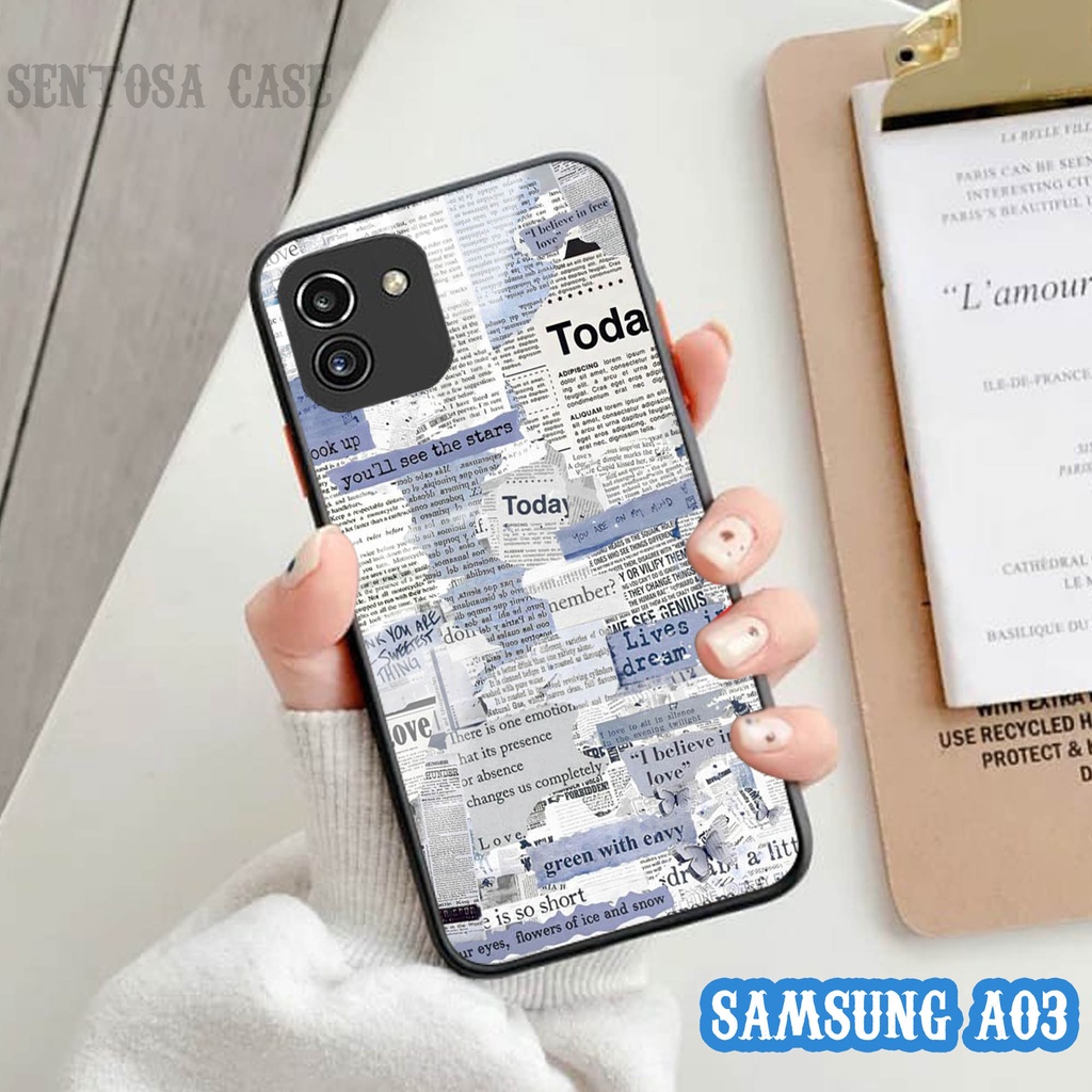 Softcase Kaca Samsung A03 - Case Handphone Samsung A03 [T75].