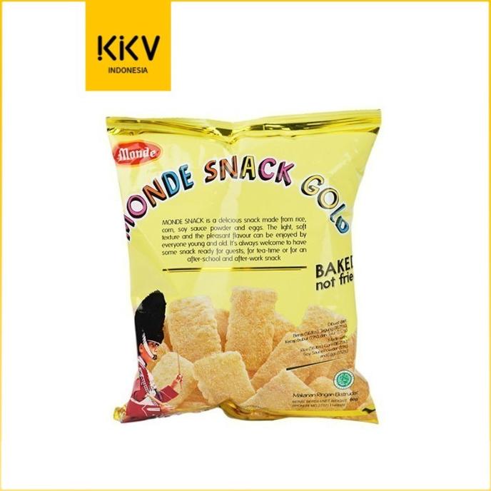 

KKV Monde Snack Gold Snack Camilan Beras Rasa Gurih Dan Enak 60g