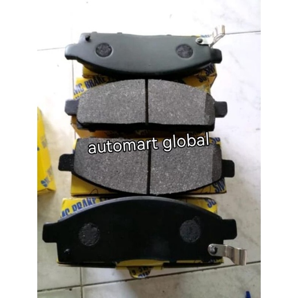 brake pad kampas rem depan triton pajero sport set