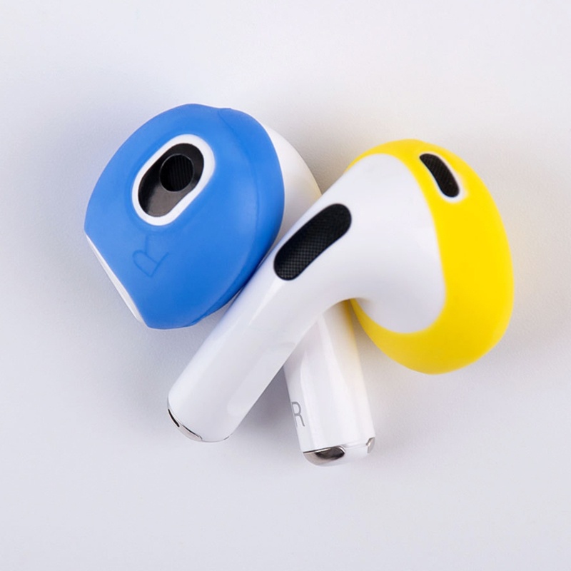 Bt 3pasang Earphone Case Cover Silikon Lembut Bantalan Telinga Untuk Pods Pads3 Earbud Ear Tips Earphone Aksesoris