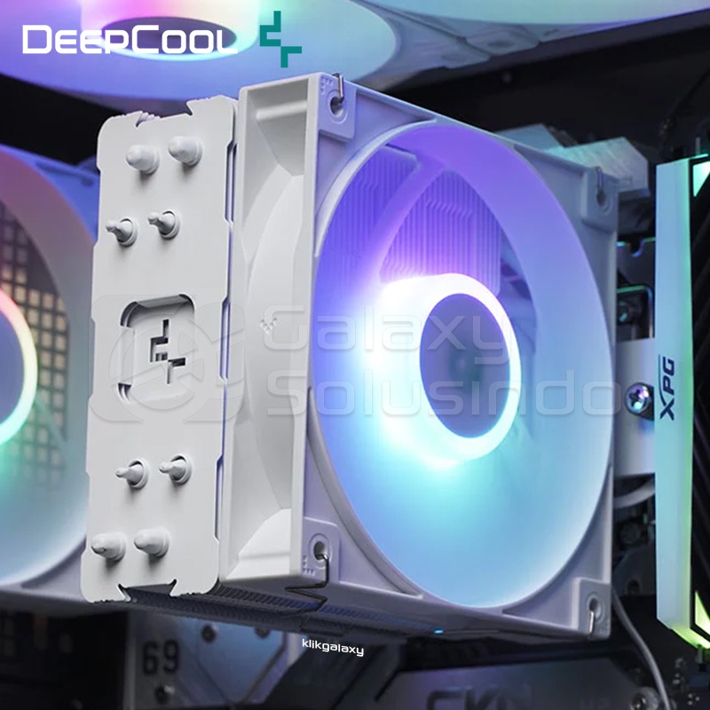 DeepCool AG400 ARGB CPU Cooler - White