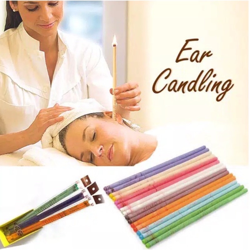 ( 2pcs ) Ear Candle Alat pembersih  terapi telinga