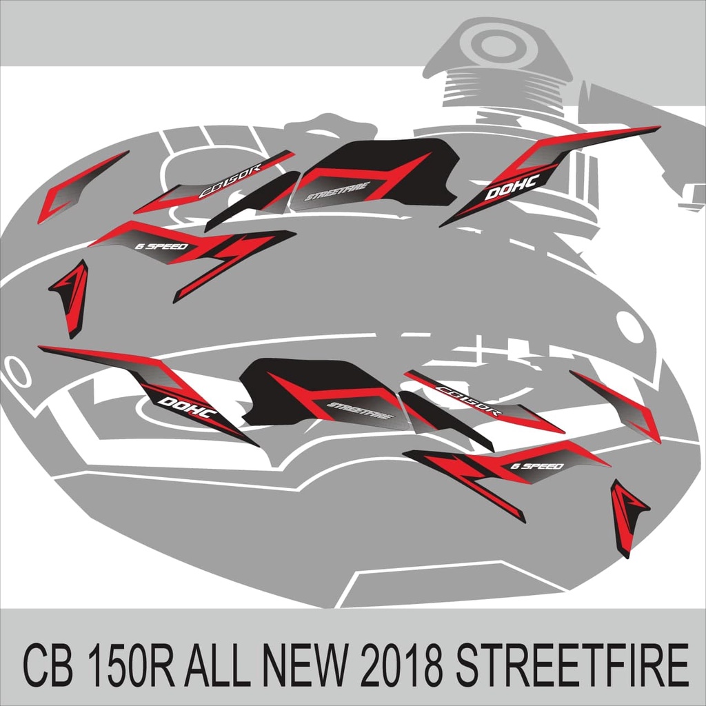 STRIPING CB 150 R ALL NEW 2018 STREETFIRE